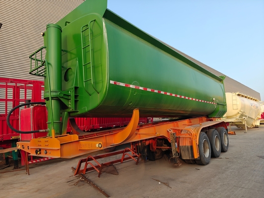 Semi-remorco con rimbalzatore a rimbalzo automatico posteriore con ABS 6 × 4 ruota motrice Capacità del motore 4-6L