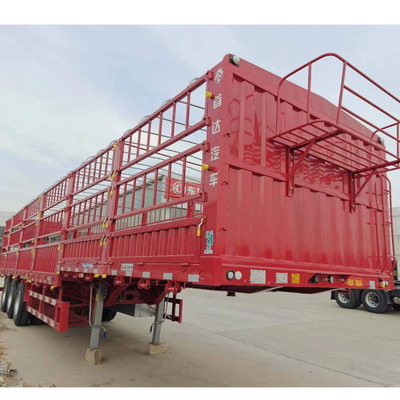 Trailers a parete laterale di piattaforma in alluminio per il trasporto di merci