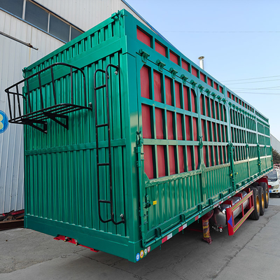 2&quot; o 3&quot; Kingpin Fence Stake Bulk Cargo Semi-trailer Dumping Truck con pneumatici a doppia moneta