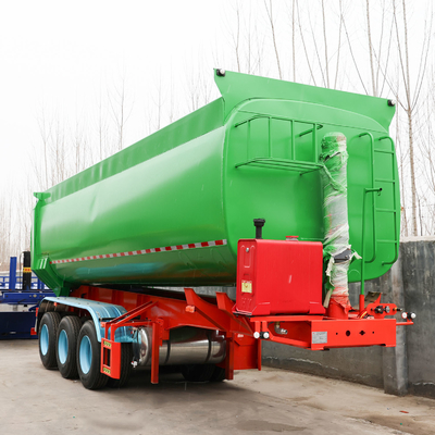 3 assi semirimorchio a forma U/tip dump/tipper/tipping con trasmissione automatica