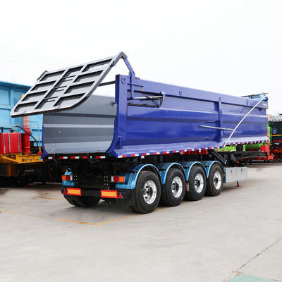3 assi semirimorchio a forma U/tip dump/tipper/tipping con trasmissione automatica