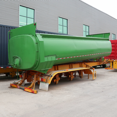 351-450hp Tipper Dump Trailer idraulico 35 45cbm U-Shaped Rear Dump Semi Truck Trailer