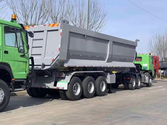 351-450 cavalli di potenza Stila di sollevamento anteriore Trailer a ribaltamento idraulico per scarico posteriore