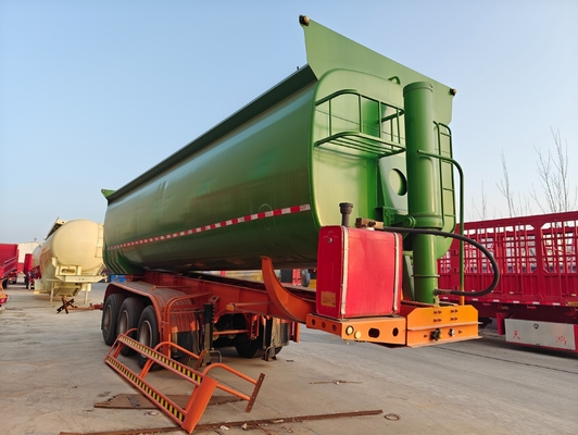 Capacità del motore 4-6L 6×4 ruota motrice in forma di U rimorchio a capovolgimento posteriore semirimorchio