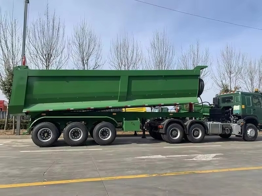 2/3 assi camion posteriore semirimorchio per il trasporto di carbone/merci/materiali da costruzione
