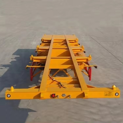 Contenitore personalizzabile 3 assi 40FT Semi-remorco scheletrico con richiesta personalizzata