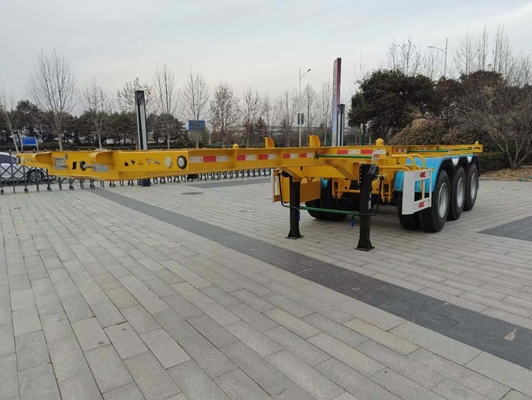 Capacità di carico di 50 tonnellate 40 FT Semi-remolchi con telaio a scheletro per il trasporto di container