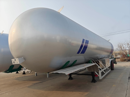 Trasporto sicuro Gas liquido LNG LPG Serbatoio di combustibile Semi-remorco Riempimento rapporto 0,42-0.59