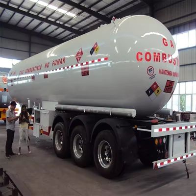 Cisterna di gas liquefatto semi-remolchi Cisterna di petrolio rimorchio per il mercato del Niger 1,61MPa 16,1bar
