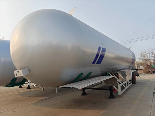 3 assi Trasporto di gas 61,9 M3 Semirimorchio per GPL ABS Sistema di frenatura antiblocco incluso