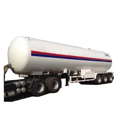 Camion a tre assi Ossigeno liquido CO2 Gas criogenico Serbatoio di azoto liquido Semirimorchio