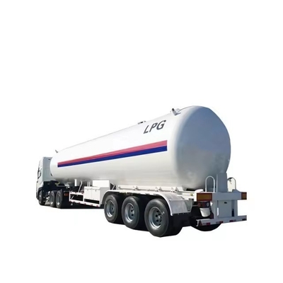 56cbm 57cbm 28 tonnellate 29 tonnellate LPG Gas propano Serbatoio stradale Semirimorchio per tre assi piatti