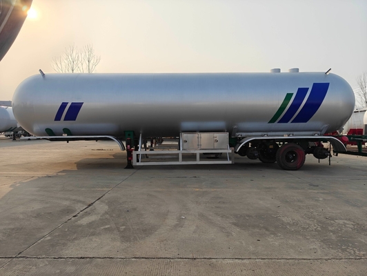 56cbm 57cbm 28 tonnellate 29 tonnellate LPG Gas propano Serbatoio stradale Semirimorchio per tre assi piatti