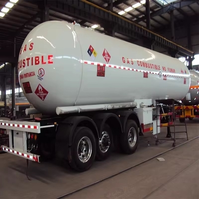 3 assi personalizzare 4 vano Gas Fuel Tanker Semi rimorchio per il trasporto pesante