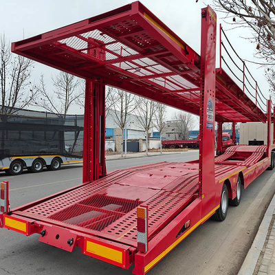 Personalizzazione 3 assi Car Carrier Trasporto Carrying Semi-trailer richiesta personalizzata