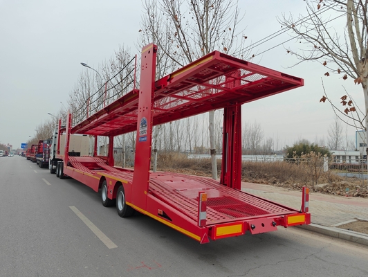 Autodumping 2/3 assi Trattore di trasporto Semirimorchio trainante con capacità di 6/8/10 auto