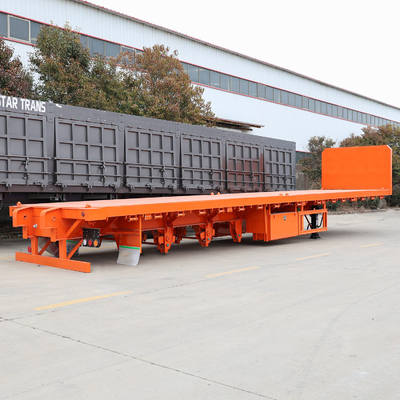 40t 50t 60t 100t Gooseneck Lowboy Low Bed Semi Trailer Dimensioni Lowbed Truck Trailer