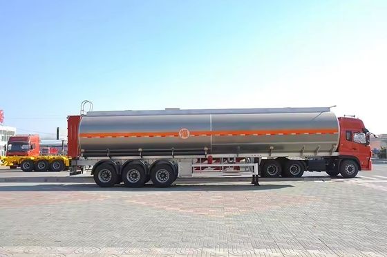 45m3 Camione con serbatoio di carburante Semi-remorco con valvola API azionata dall'aria e certificazione ISO9001