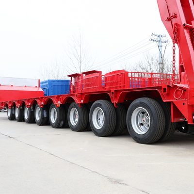 Acciaio 3 assi semi-rimorchio rifatto semi-rimorchio lowbed heavy duty lowboy low bed semi-rimorchio