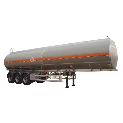 Acciaio 47000 litri 3 assi Aluminio petroliere rimorchio per il trasporto di benzina