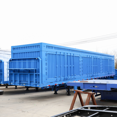 Semi-rimorchio di recinzione di carico a ponte con funzione di non autodumping