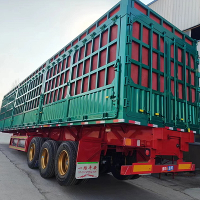 Trailers a parete laterale di piattaforma in alluminio per il trasporto di merci