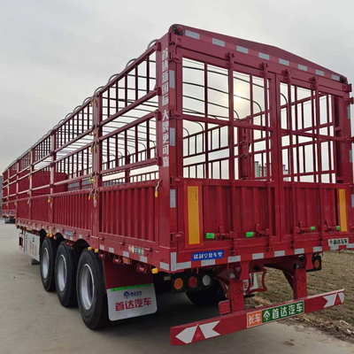 Trailers a parete laterale di piattaforma in alluminio per il trasporto di merci