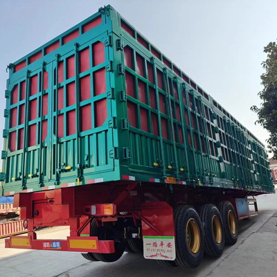 003 3 assi 30cm2 50toni Fence Cargo Truck Trailer per il trasporto di bestiame