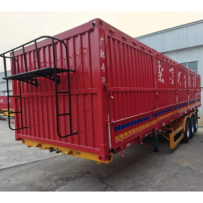 003 3 assi 30cm2 50toni Fence Cargo Truck Trailer per il trasporto di bestiame