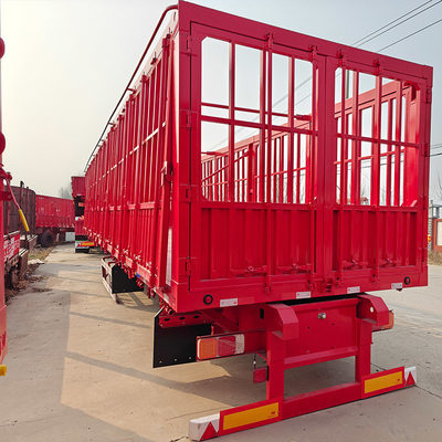 2&quot; o 3&quot; Kingpin Fence Stake Bulk Cargo Semi-trailer Dumping Truck con pneumatici a doppia moneta