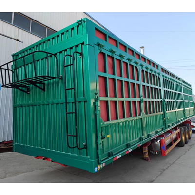 2&quot; o 3&quot; Kingpin Fence Stake Bulk Cargo Semi-trailer Dumping Truck con pneumatici a doppia moneta