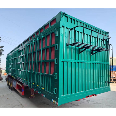 2&quot; o 3&quot; Kingpin Fence Stake Bulk Cargo Semi-trailer Dumping Truck con pneumatici a doppia moneta