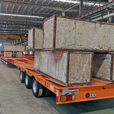 Sistema di frenatura antiblocco ABS semirimorchio a letto basso per il trasporto di macchine pesanti
