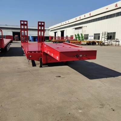40 tonnellate 40 FT contenitore a letto piatto a letto piatto semi-camion rimorchio pesante triasse 3 asse