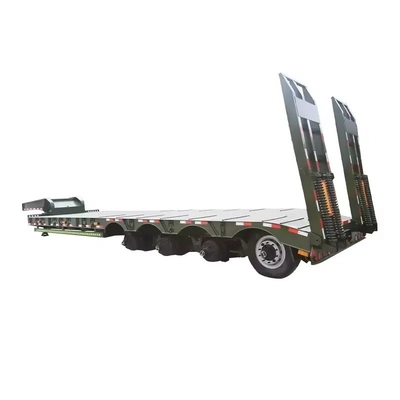BPW/Fuwa 3,5 m Triasse 4 asse 70 80 tonnellate Semi rimorchi a ponte basso per macchine