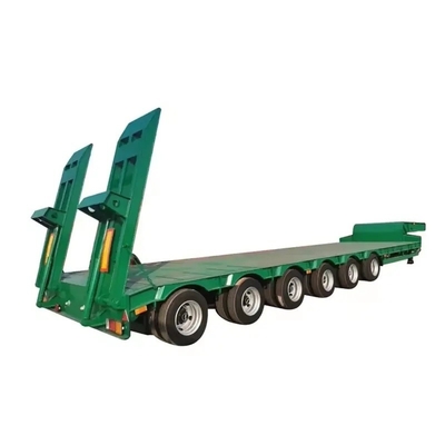 BPW/Fuwa 3,5 m Triasse 4 asse 70 80 tonnellate Semi rimorchi a ponte basso per macchine