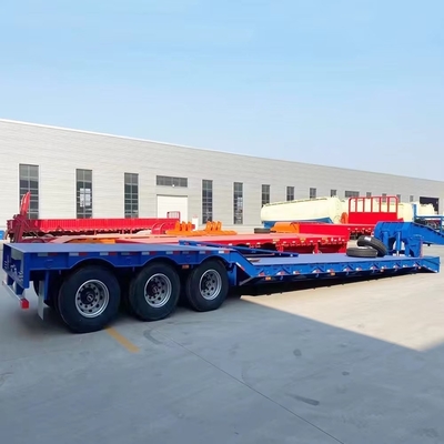 BPW/Fuwa 3,5 m Triasse 4 asse 70 80 tonnellate Semi rimorchi a ponte basso per macchine
