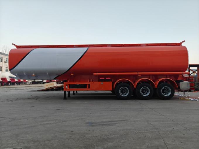 45m³ 3 Axle Oil Tank Trailer Used Truck Trailer Liquid Transport Semi Trailer for Sale
